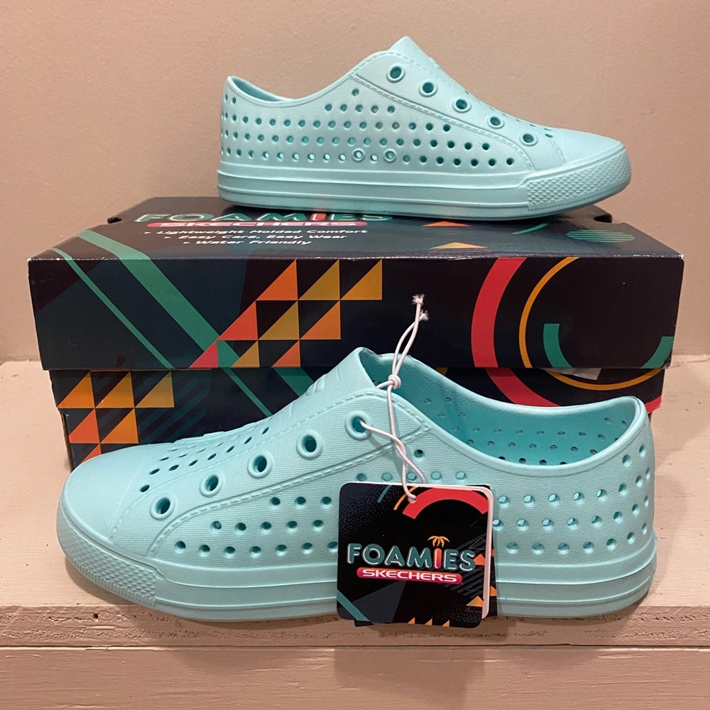 Skechers Shore Splash Kids Mint Shoes